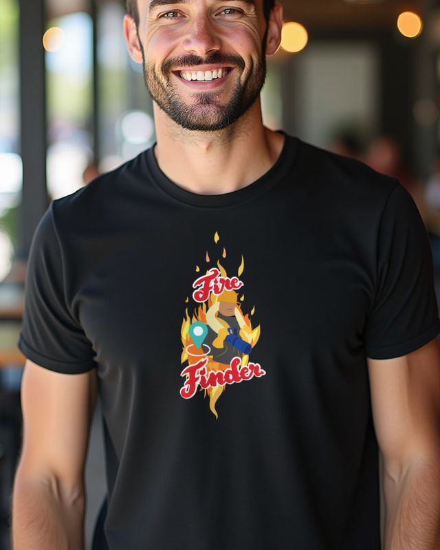 Fire Finder Firefighter - Funny Fire Department Gift โ T-Shirt