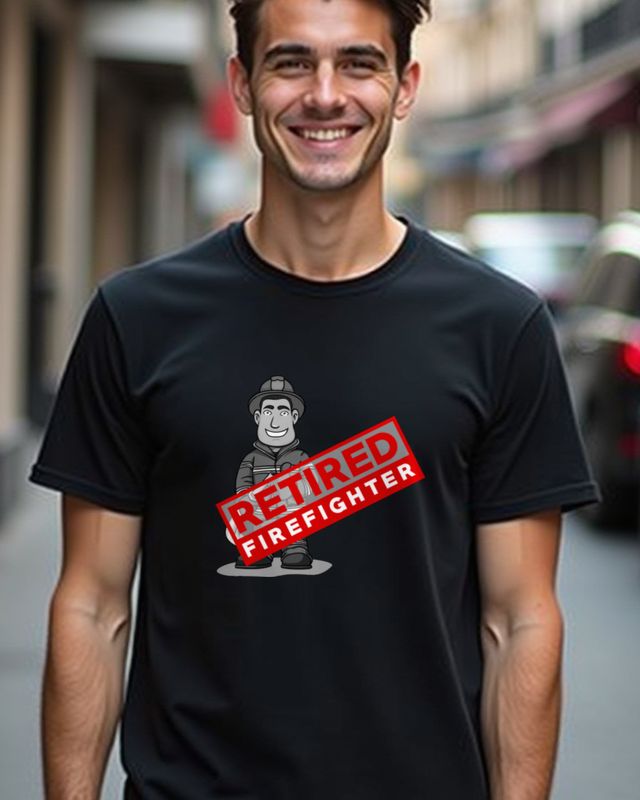 Firefighter Retired - Feuerwehrmann Ruhestand Geschenk – T-Shirt