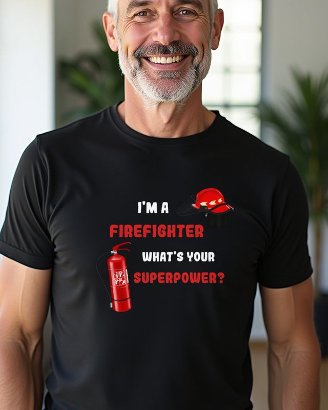 Firefighter Superpower - Proud Firefighter T-Shirt β T-Shirt