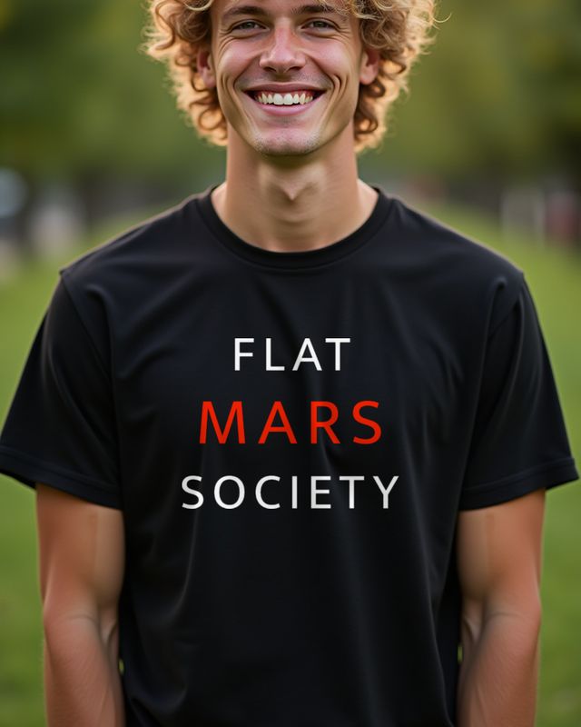 Flat Mars Society - Funny Space Nerd Design