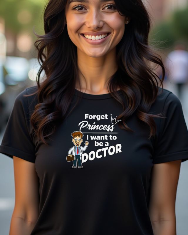 Forget Princess - Doctor - Funny PhD and MD Graduation Gift