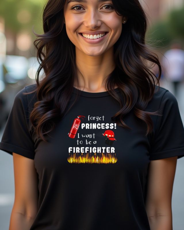 Forget Princess Feuerwehrfrau - Lustiges Geschenk