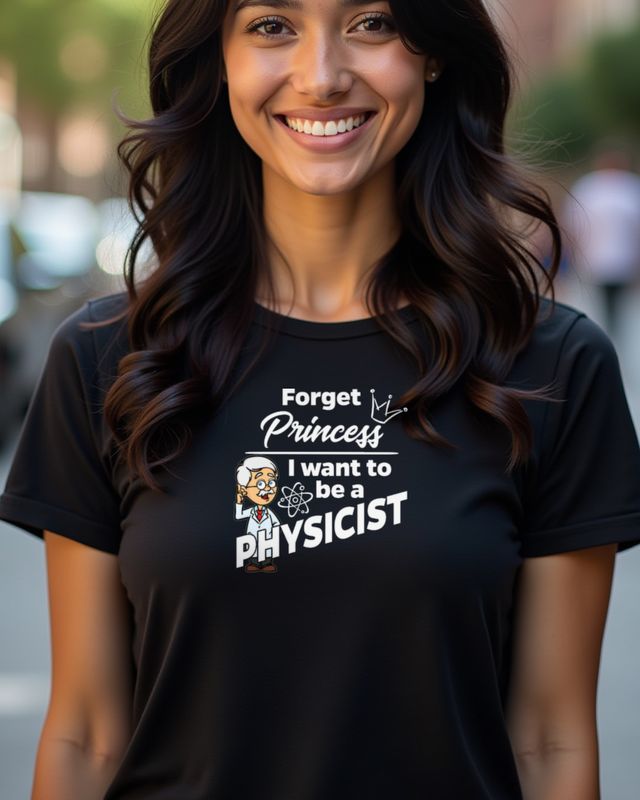 Forget Princess - Physik Shirt für Physikerinnen