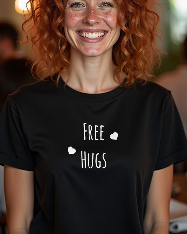Free Hugs - Cute Saying for Huggers and Cuddlers β T-Shirt