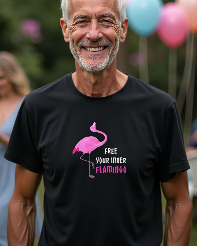 Free Your Inner Flamingo - Funny Pink Flamingo Shirt – T-Shirt