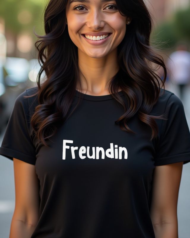 Freundin German Word for Girlfriend - Matching Couple Gift – T-Shirt