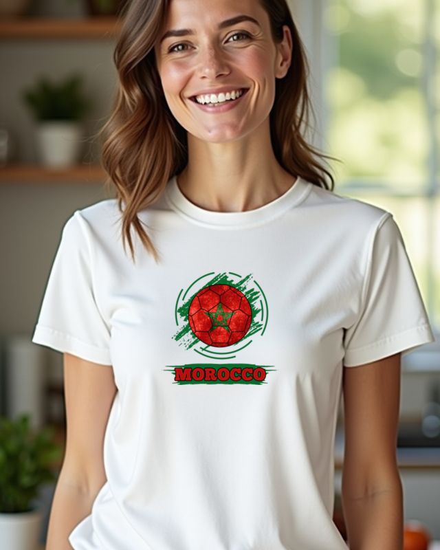 Marokko Flagge - Geschenk für Marokko-Fans und Patrioten – T-Shirt