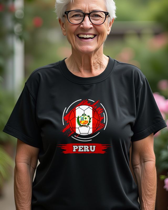 Peruanische Flagge - Stolzes Motiv für Peru-Fans – T-Shirt
