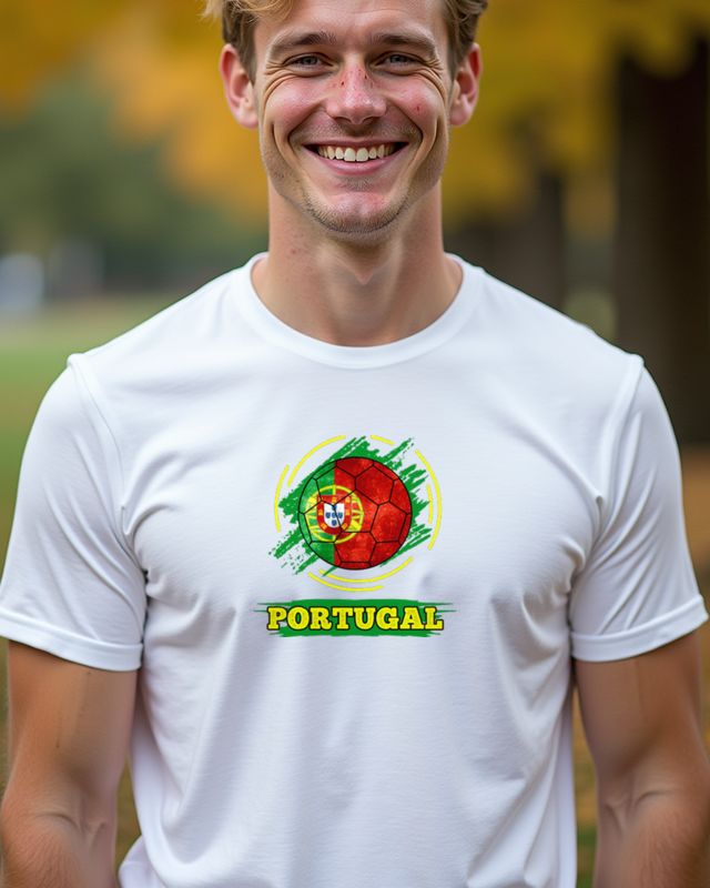 Portuguese Flag Design - Proud Portugal Supporter Gift – T-Shirt