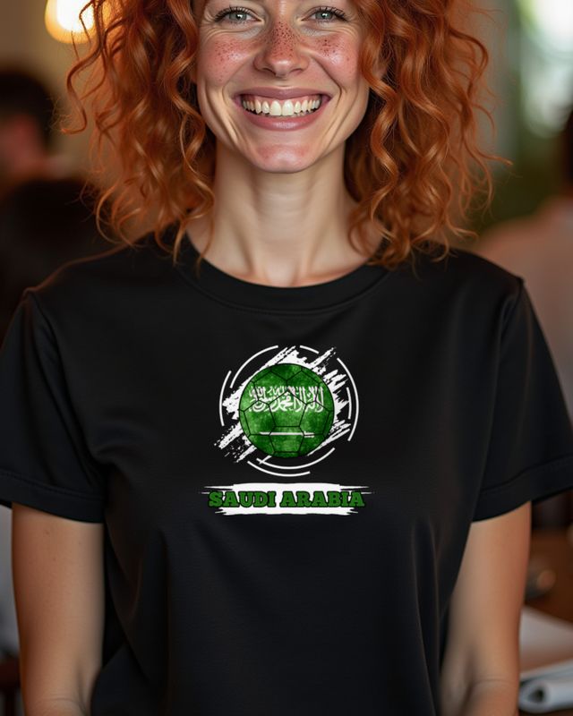 Saudi-Arabien Fan Motiv mit Flagge - Geschenk für Patrioten – T-Shirt