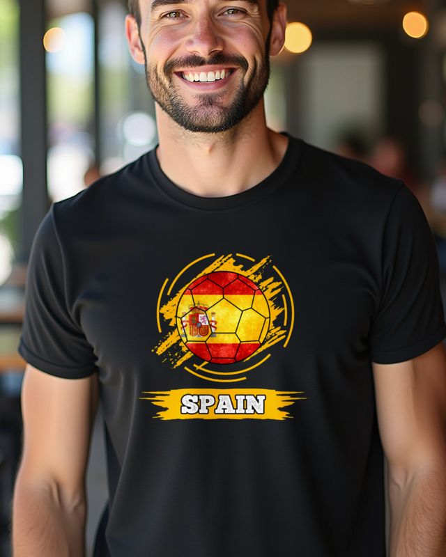 Spanien Fan Motiv mit Flagge - Geschenk für Patrioten – T-Shirt