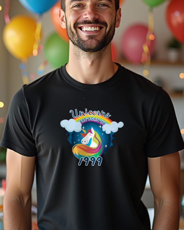 Geboren 1999 - Einhorn Geburtstagsgeschenk Jahrgang 1999 – T-Shirt