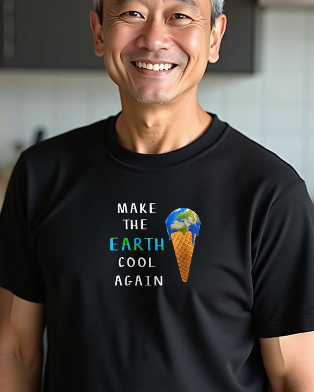 Global Warming Make the Earth Cool Again - Climate Humor – T-Shirt