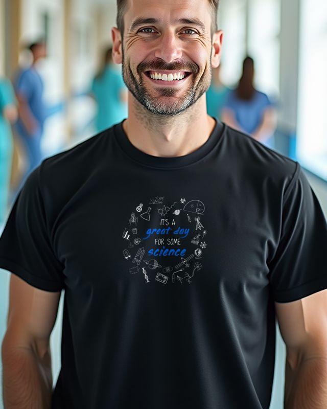 Great Day for Science - Funny Scientist Design – T-Shirt