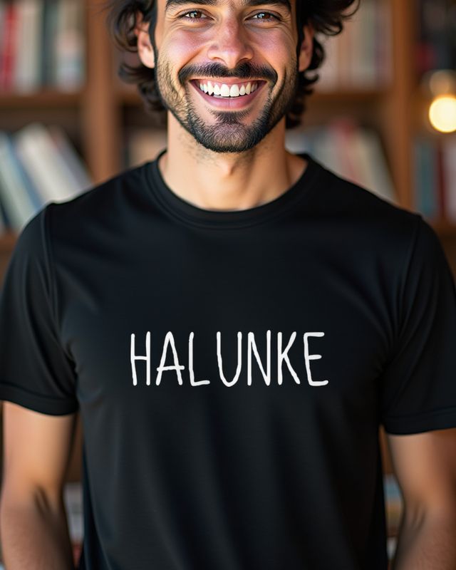 Halunke - Lustiger Schriftzug für charmante Schlitzohren – T-Shirt