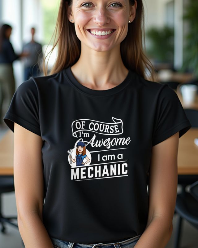 Mechaniker Spruch I’m Awesome - Geschenk für Schrauber – T-Shirt