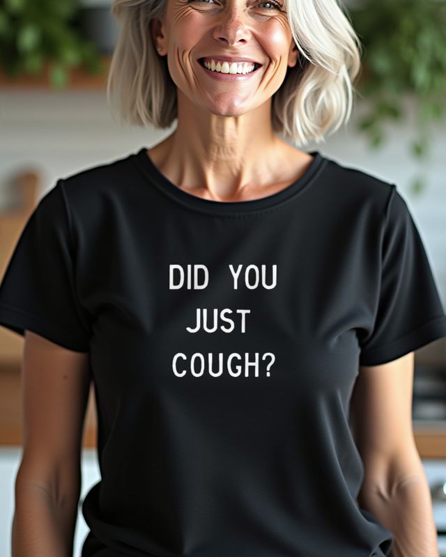 Did You Just Cough - Funny Social Distancing Tee โ T-Shirt