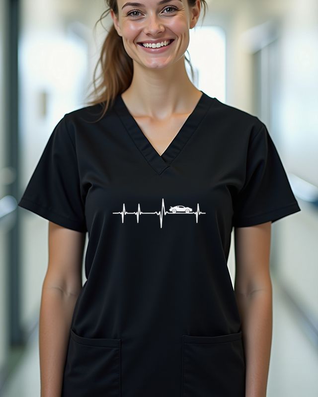 Car Heartbeat - EKG Line Design for Car Lovers and Mechanics β T-Shirt