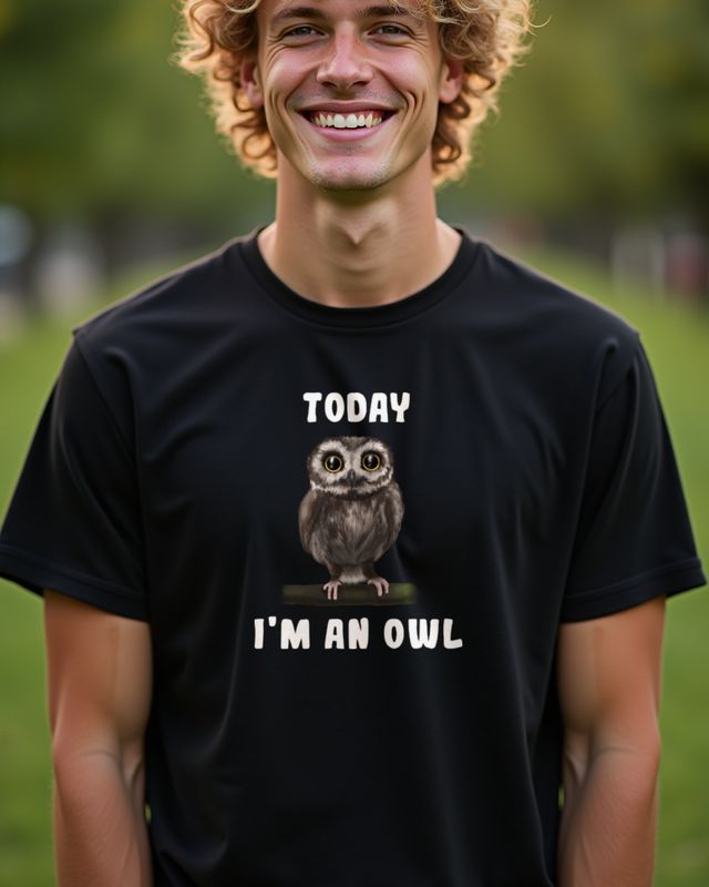 Heute bin ich eine Eule - Lustiges Eulen Motiv