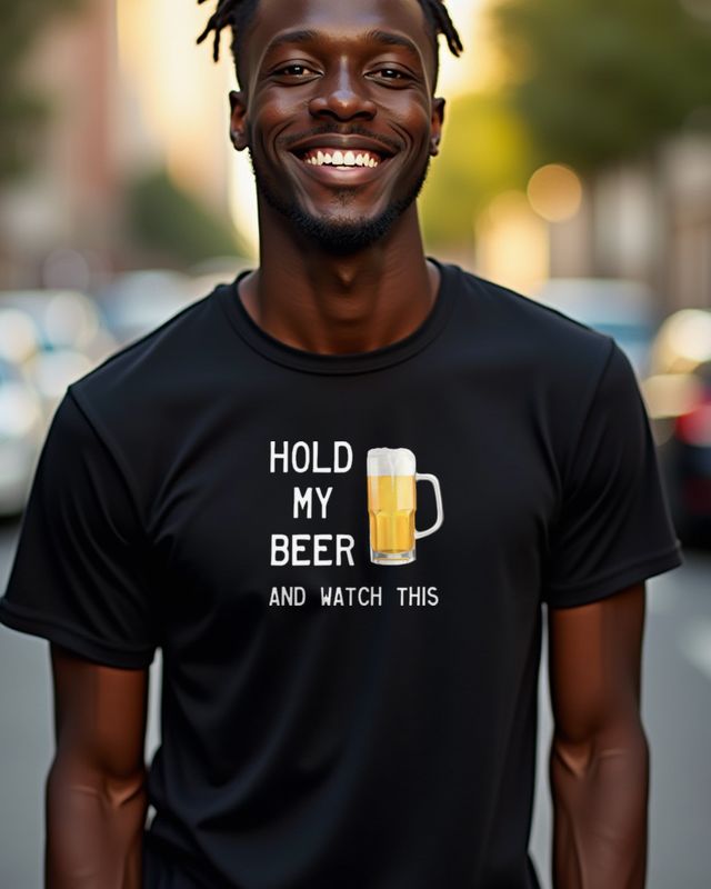 Hold my Beer and watch this - Funny Beer Saying