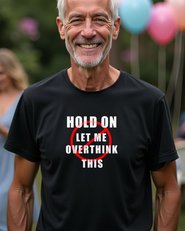 Hold On Let Me Overthink This - Funny Overthinker Gift โ T-Shirt
