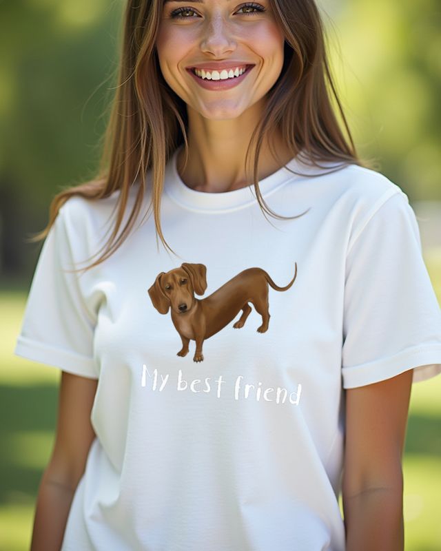Dachshund My Best Friend - Wiener Dog Lover Gift β T-Shirt