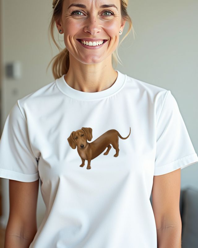 Dackel Motiv - Süßes Geschenk für Teckel Liebhaber – T-Shirt
