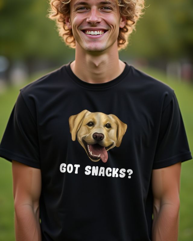 Labrador Got Snacks - Lustiges Hundemotiv für Labbi Fans – T-Shirt