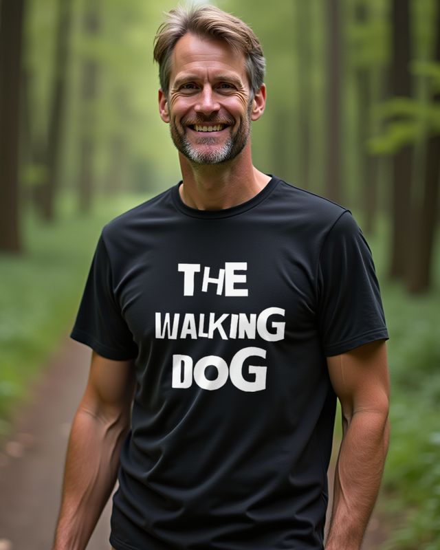 The Walking Dog - Funny Dog Walker Design β T-Shirt