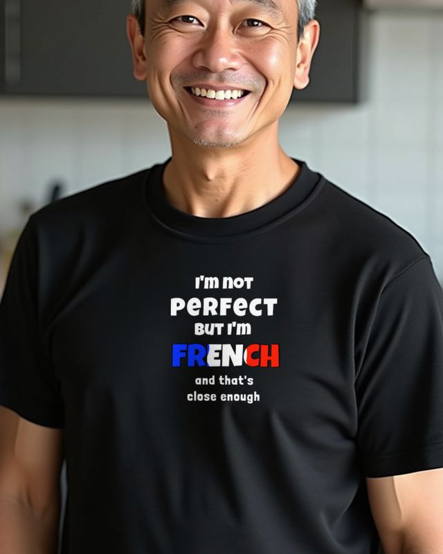 I Am Not Perfect But French Close Enough - Frankreich – T-Shirt