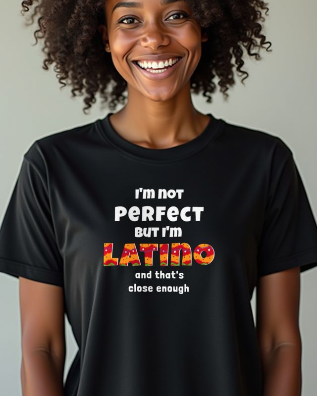 I Am Not Perfect But Latino That’s Close Enough – T-Shirt