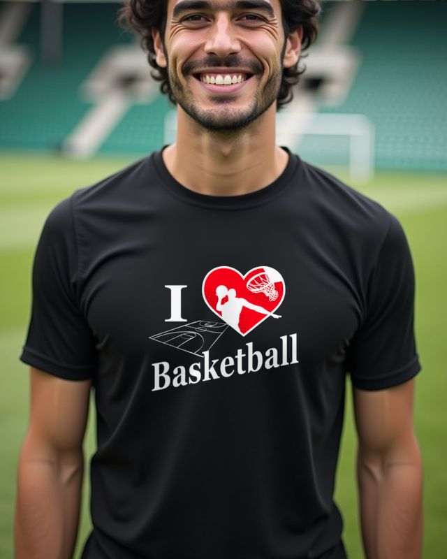I love Basketball - Gift for Basketball Players and Fans β T-Shirt