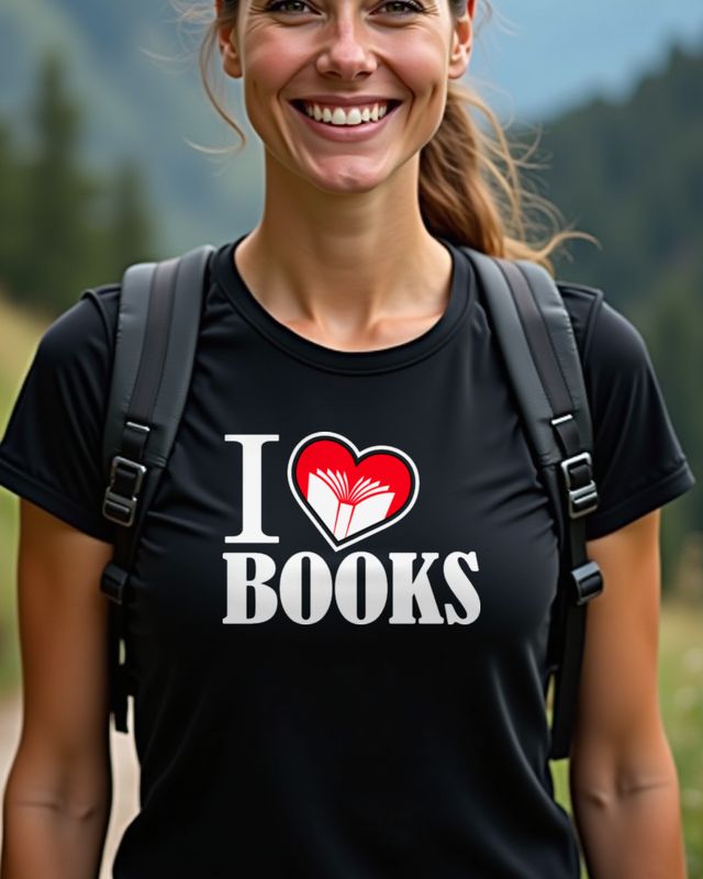 I love Books and Reading - Gift for Bookworms and Readers β T-Shirt