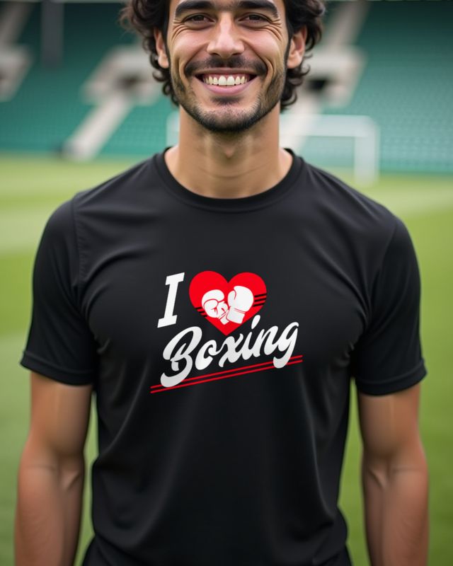 I love Boxing - Gift for Boxers and Combat Sports Fans β T-Shirt