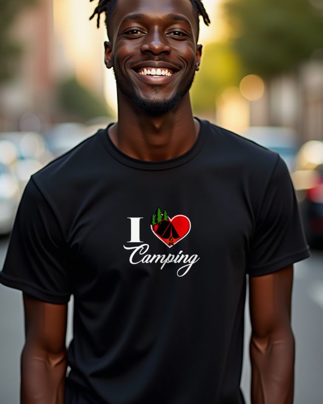 I love Camping - Camping Geschenk für Camper – T-Shirt