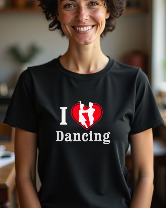 I love Dancing - Geschenk für Tänzerinnen und Tänzer – T-Shirt