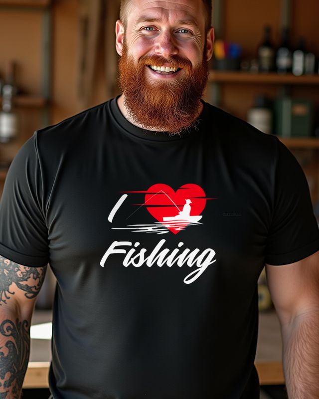 I love Fishing - Angler Geschenk für Angelfans