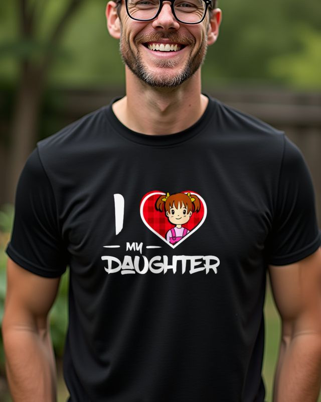 I Love my Daughter - Ich liebe meine Tochter Geschenk – T-Shirt