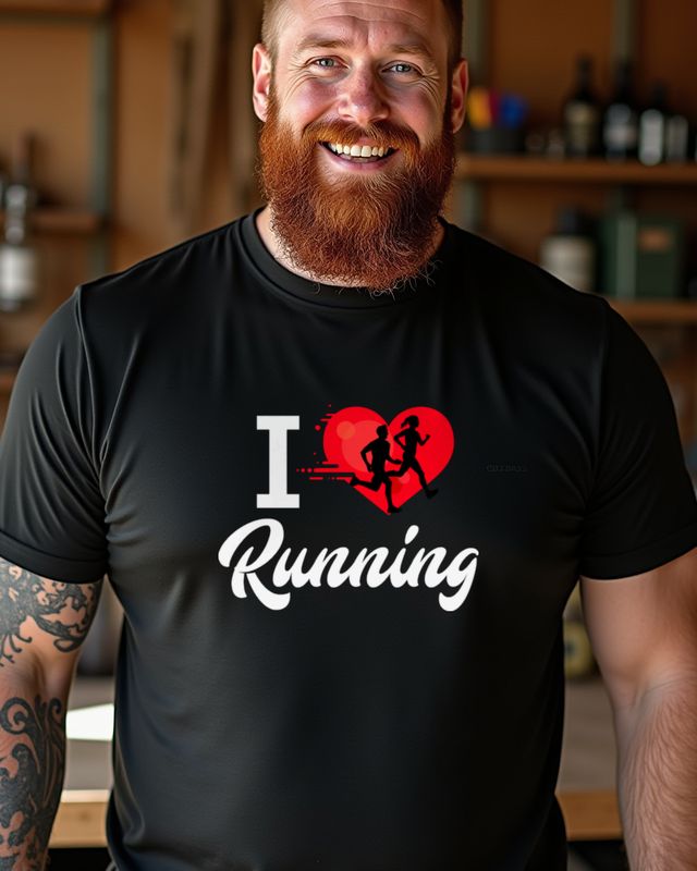 I love my Running - Geschenk für Läufer und Jogger – T-Shirt