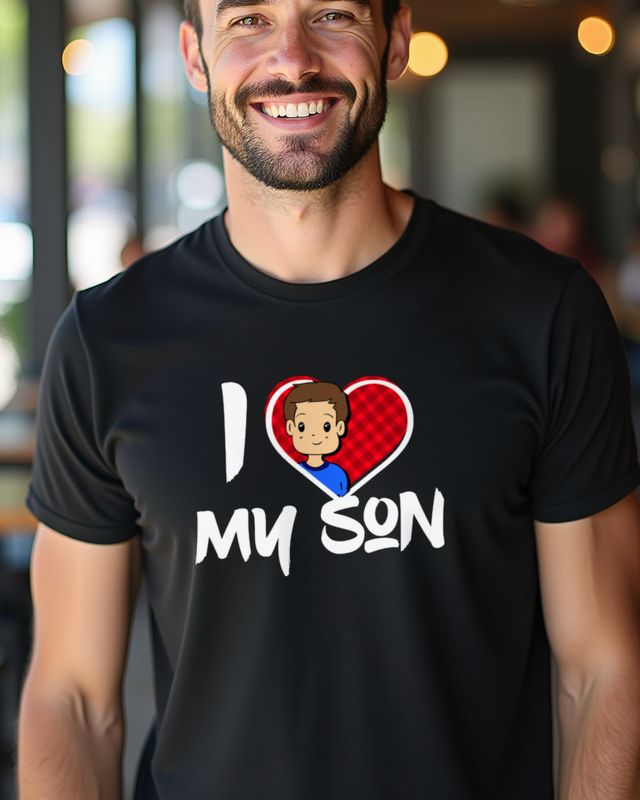 I love my Son - Geschenk für stolze Mama und Papa – T-Shirt