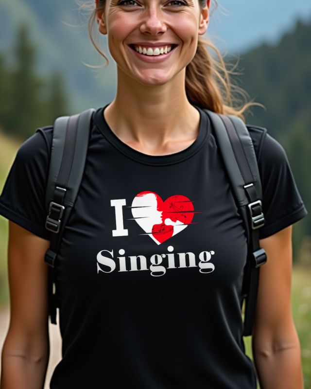 I Love Singing - Gift for Singers and Choir Members โ T-Shirt