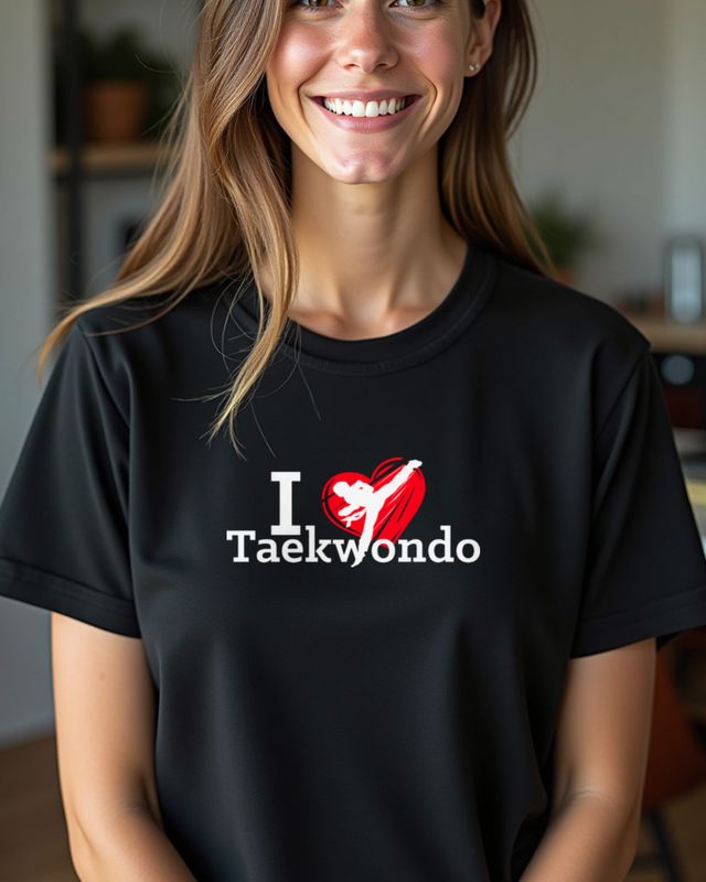 I love Taekwondo - Geschenk für Kampfsportler – T-Shirt
