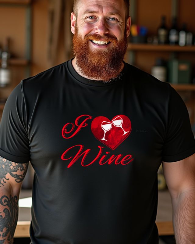 I love Wine - Funny Wine Lover Gift β T-Shirt
