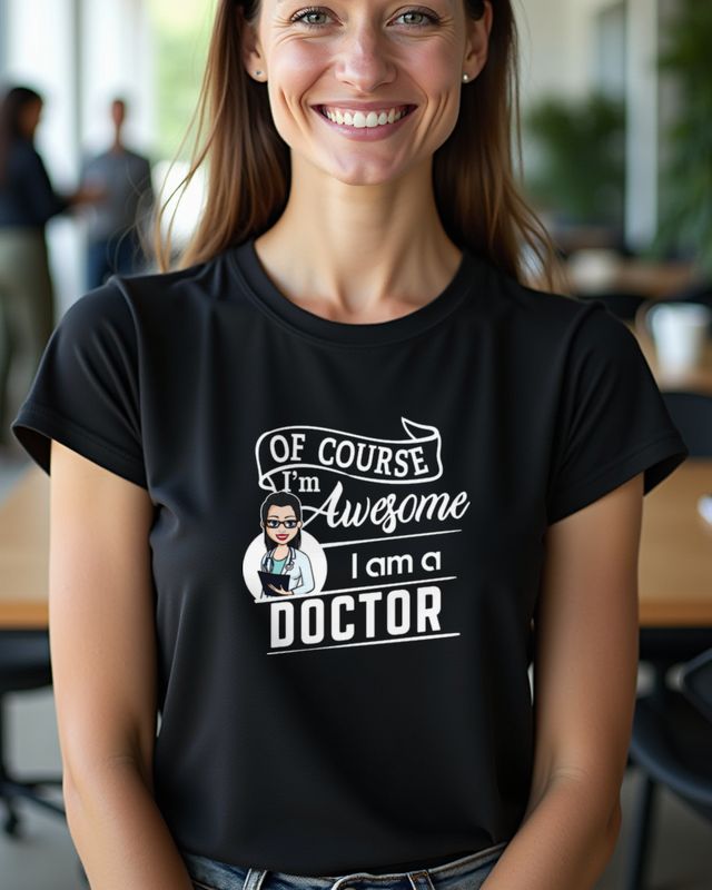 I’m a Doctor I’m Awesome - Lustiges Geschenk für Ärztin – T-Shirt