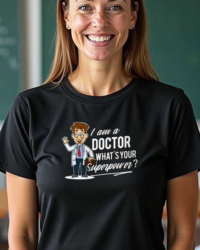 I’m a Doctor What’s your Superpower - Funny Doctor Tee – T-Shirt