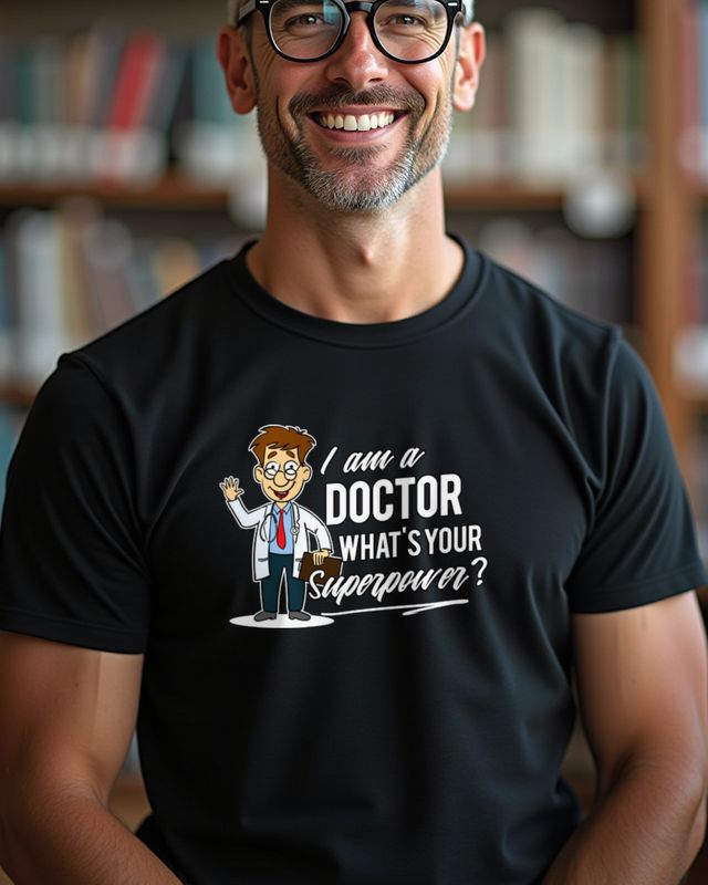 I’m a Doctor What’s your Superpower - Arzt Shirt – T-Shirt