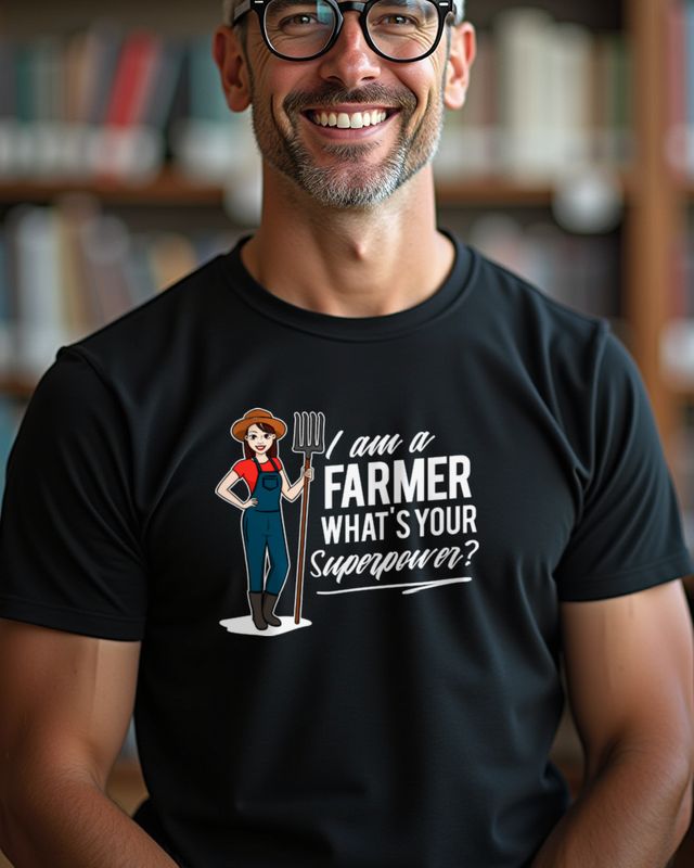 I’m a Farmer What’s Your Superpower - Farmer Gift – T-Shirt
