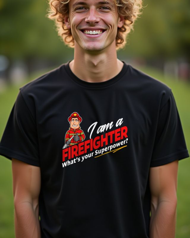 I’m a Firefighter, What’s your Superpower - Feuerwehr – T-Shirt