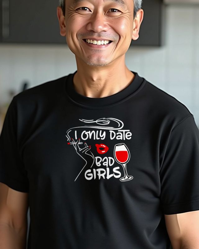 I only Date Bad Girls - Funny Flirty Saying β T-Shirt