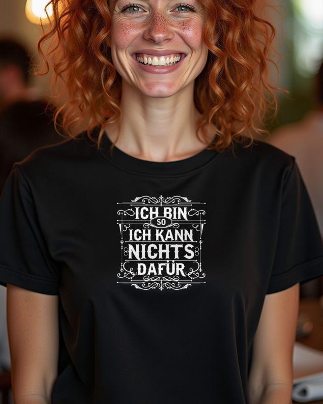 That’s Just Me German Saying - Funny Gift for Chaos Lovers – T-Shirt